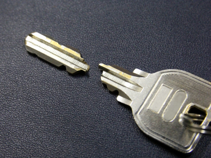 カギが壊れた！